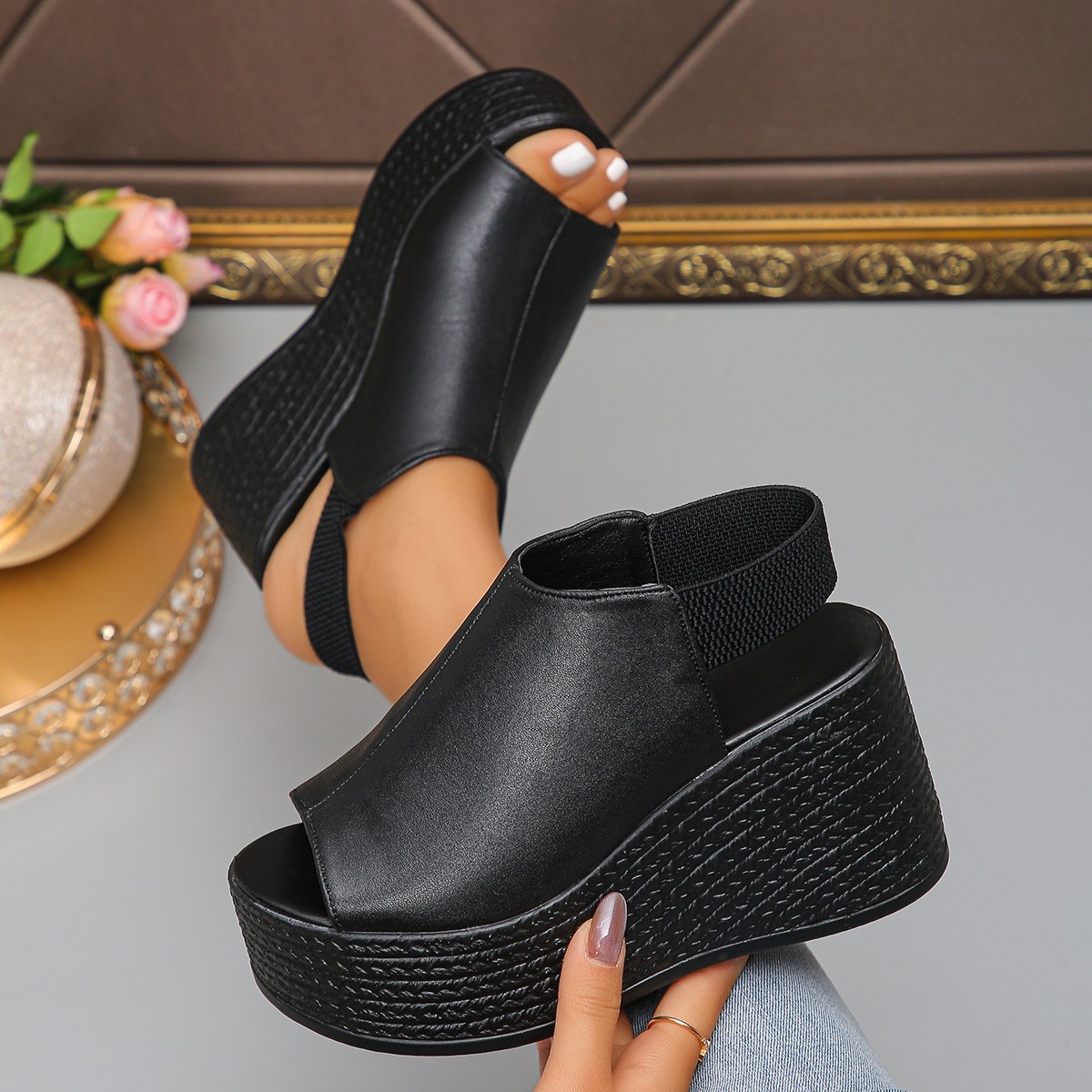Office High Tech - Women Sandals High Quality Summer Leather