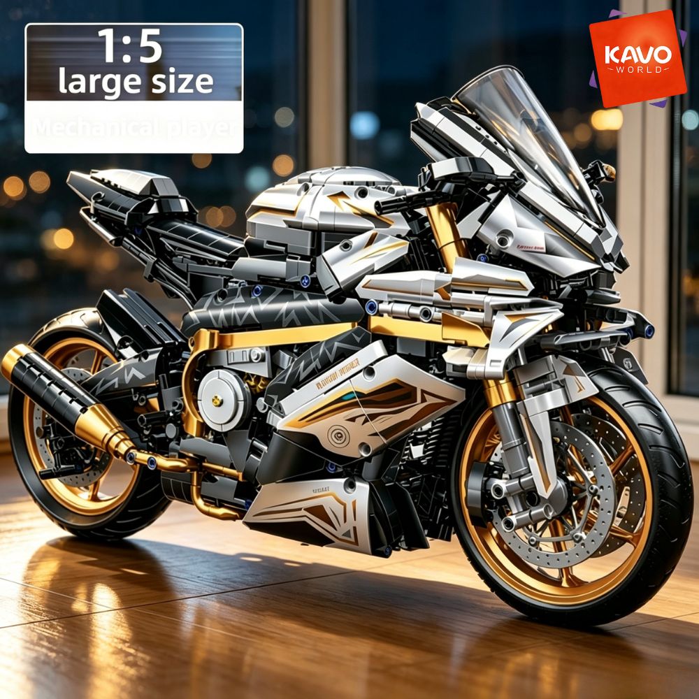 Tech Office Building - KAVOWORLD 1:5 Large Scale Sport Motorcycle