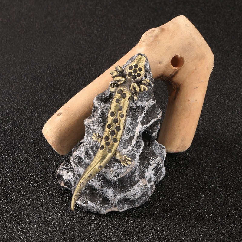 Office Desk Tech Accessories - 1 PC Creative Solid Brass Salamander