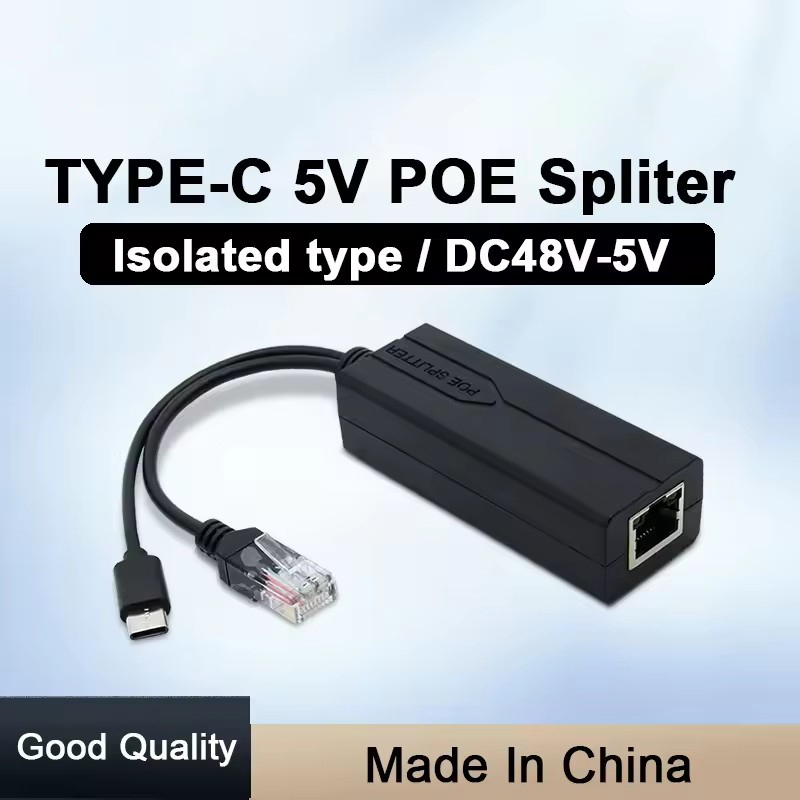 POE Splitter 48V to 5V Micro U - огляд і ціна Power Over Ethernet