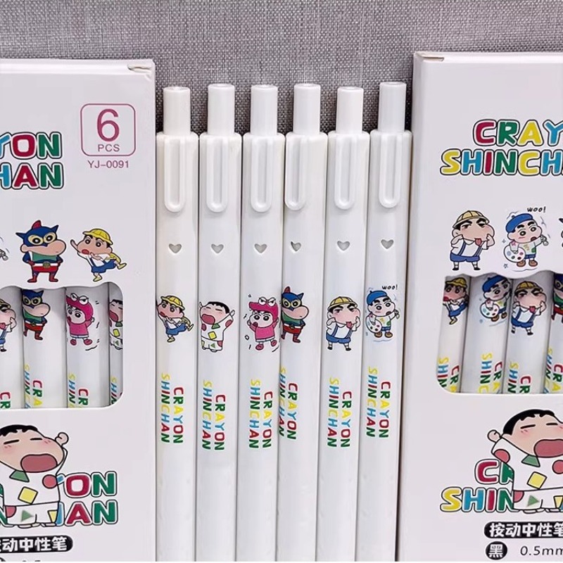 Cute Crayon Shin-chan Push Pen - огляд і ціна Office High Tech