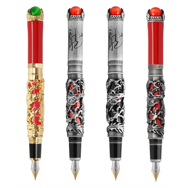 New Jinhao Dragon King Fountai - огляд і ціна Office Tech Typing