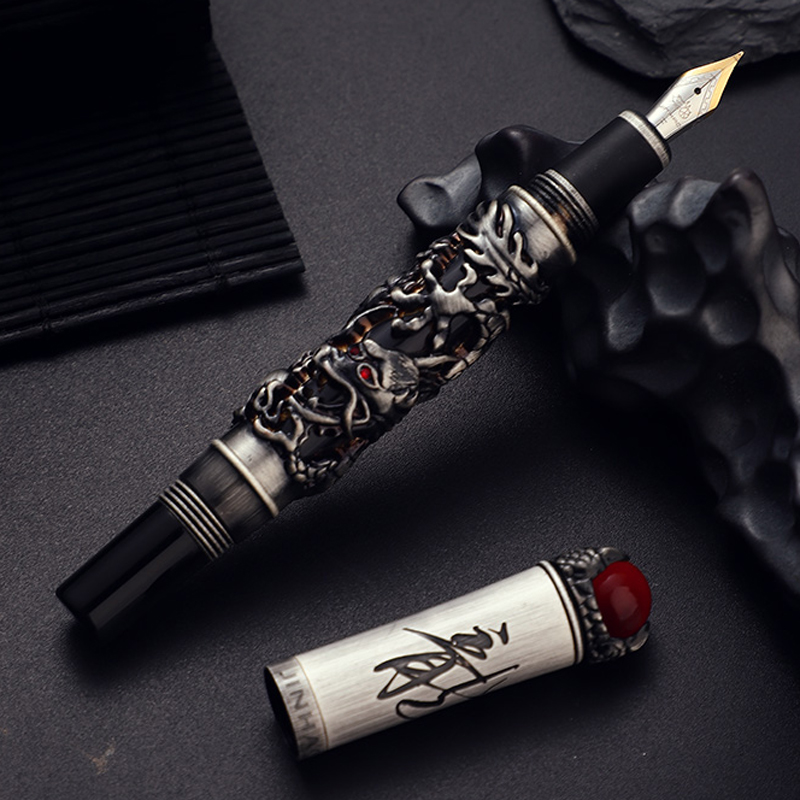 New Jinhao Dragon King Fountai - огляд і ціна Office Tech Typing