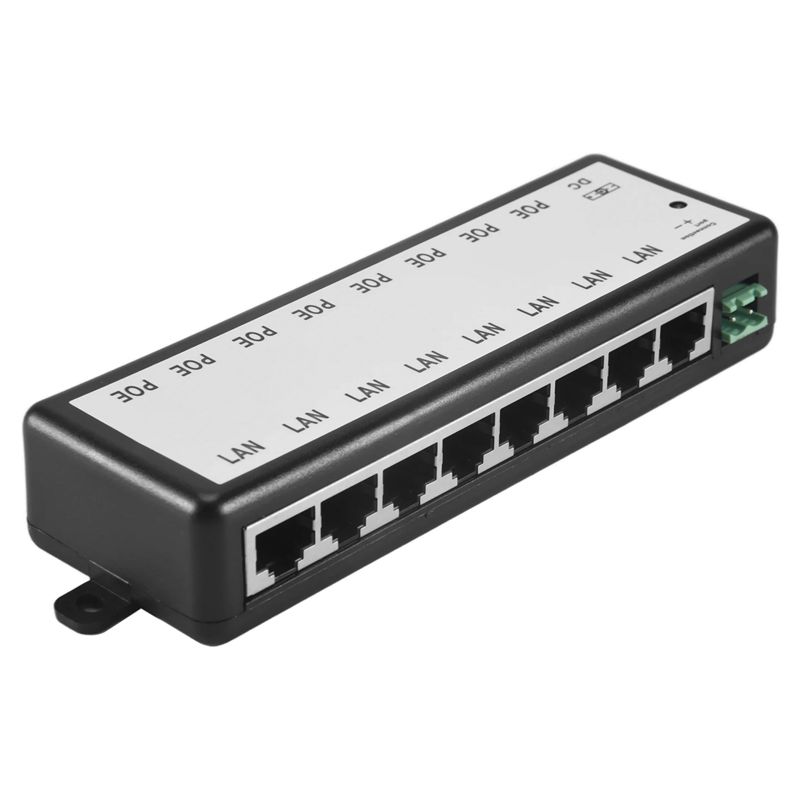 B03B-8 Ports Poe Injector Poe  - огляд і ціна Power Over Ethernet