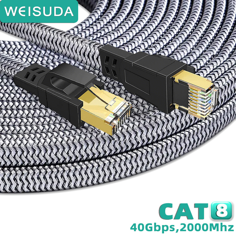 CAT 8 Ethernet Cable 40Gbps 20 - огляд і ціна Power Over Ethernet