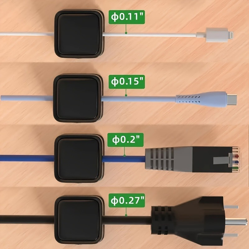 12-Pack Cable Organizers — the - огляд і ціна Office Tech Typing